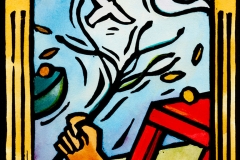 Jesus throws the money lenders out of the Temple